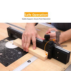 WNew  Miter Gauge Fence With Track Stop Table Saw Router Woodworking Bench Tools Diy For Cutting Carpentry Squares Hand Tools