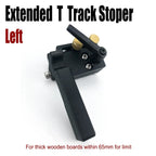 45# Chute T Track with Scale, Alloy T-tracks Slot Miter Track, 300-500mm 45 Type Chute Woodworking Table Saw Workbench DIY Tool