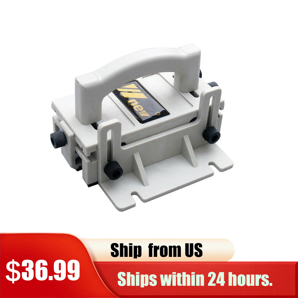 【Shipped from within the USA】Table Saw Anti Cutting Protector Saw Handle Inverted  Engraving Machine Band Saw Woodworking Push Ruler Safety Cutting Accessory
