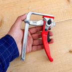 Quick Ratchet Track Guide Rail Clamp Woodworking Clamp Fast Strong DIY Hand Tool Set Quick Adjustable Professional Wood Clamp