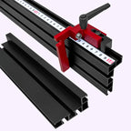 Holzbearbeitungs-Tischanschlag 60-80 cm System mit T-Nuten, Zubehör, Anschlag, Laser, passend für tragbare Tisch-Bandsägen, Vorrichtung, DIY-Werkzeugset