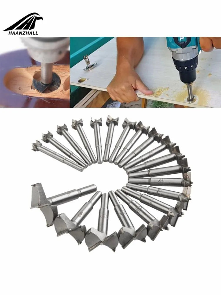 16PCS/20Pcs/23PCS set 14-50mm Forstner Drill Bits Woodworking Self Centering Hole Saw Cutter