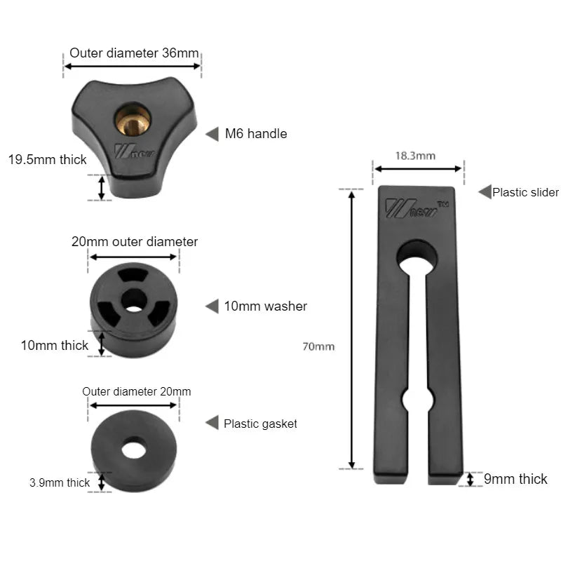 Multi-purpose Feather Loc Board Table Saw Safety Tools for Engraving Machine Double Featherboards Miter Gauge Slot Guide DIY