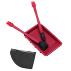 Wnew 4Pcs Silicone Glue Kit Wide Narrow Brush with Flat Scraper and Glue Tray Woodworking Gluing Kit Set