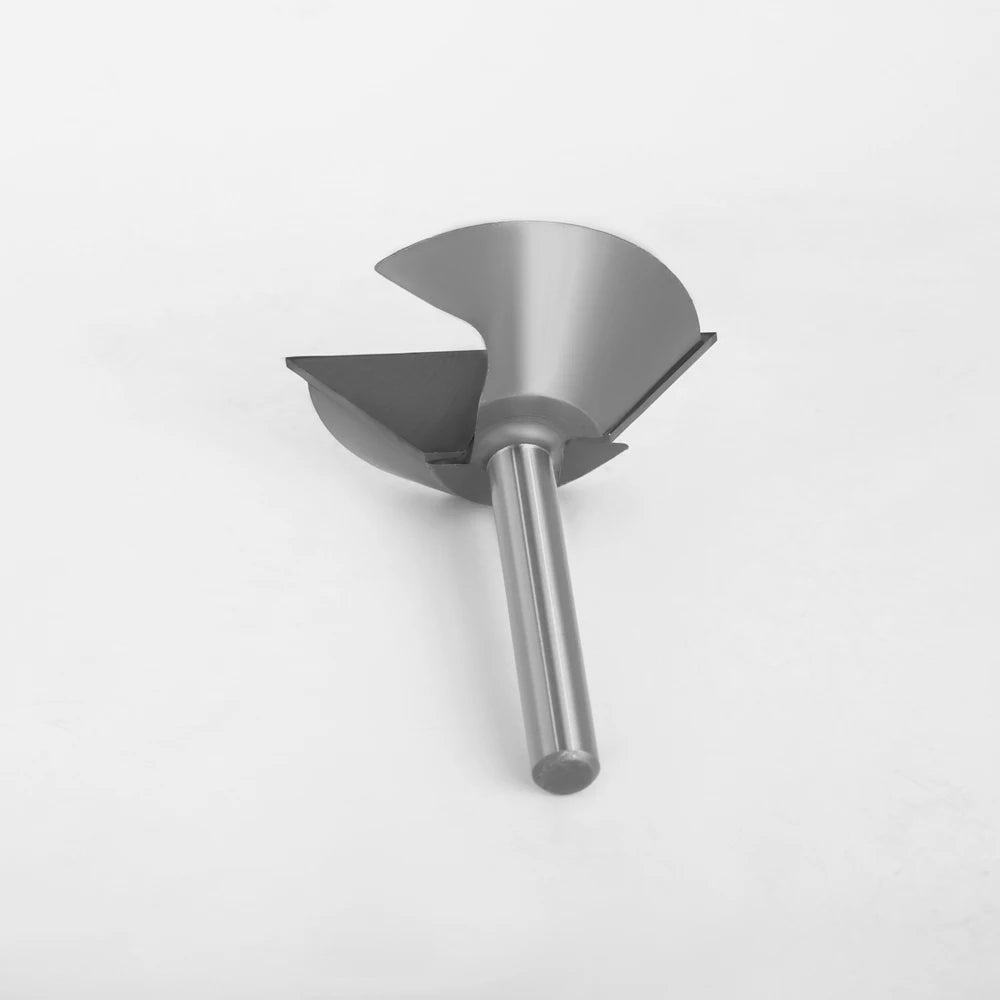 Fraise à rainurer et à polir LAVIE (1 pièce, queue de 8 mm) pour le travail du bois.