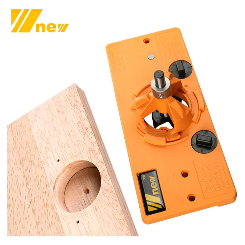 Concealed 35MM Cup Style Hinge Jig Boring Hole Drill Guide + Forstner Bit Wood Cutter Carpenter Woodworking DIY Tools