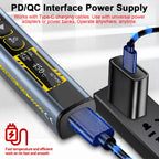 Electric Soldering Iron 96W Fast Heating Adjustable Temperature Soldering Iron with OLED Display for Electronics Repair