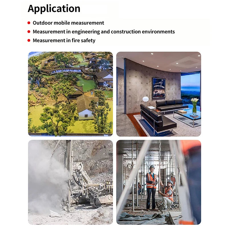 Télémètre laser miniature UNI-T 40 m/60 m, télémètre numérique avec affichage LED, rechargeable et portable 