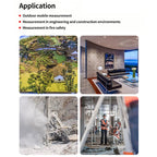 Télémètre laser miniature UNI-T 40 m/60 m, télémètre numérique avec affichage LED, rechargeable et portable 