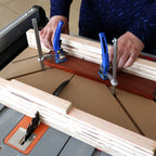 Quick F Clamp Ratchet Dovetail Clamp for MFT and Guide Rail System Hand 4-Degree by 1/2" Dovetail Woodworking Track Tools