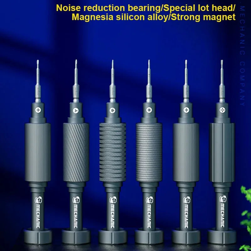 New MECHANIC High Hardness Screwdriver Kit Convex Cross Torx T2 Y0.6 Pentalobe Phillips for Phone Watch Repair Opening Tool
