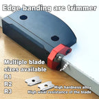 Rabot manuel pour le placage de chants, le rabotage d'angles et de chants, outil d'ébavurage pour le chanfreinage et le détourage des chants et des chants, racloir à congés et outils d'ébavurage pour planches