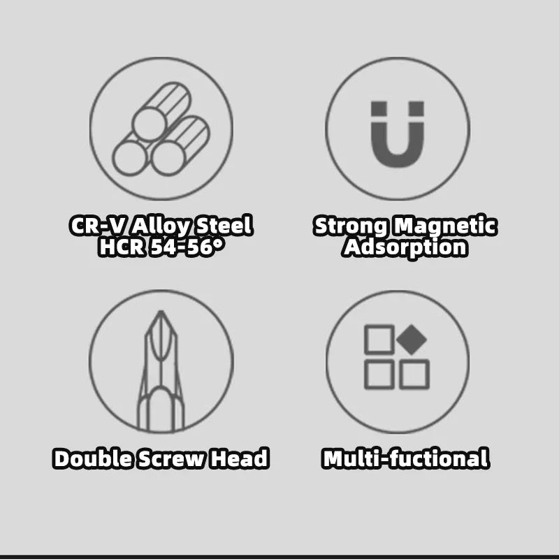 Hochwertiges 39-in-1-Schraubendreher-Set mit verstellbarem Schraubenkopf und magnetischer Schraube für Computer- und Handy-Reparaturen 