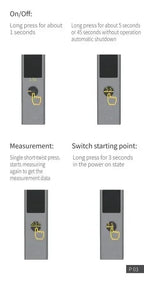 Télémètre laser AtuMan DUKA original 25/40 m LS-P/LS-1, chargeur USB portable, télémètre laser de haute précision