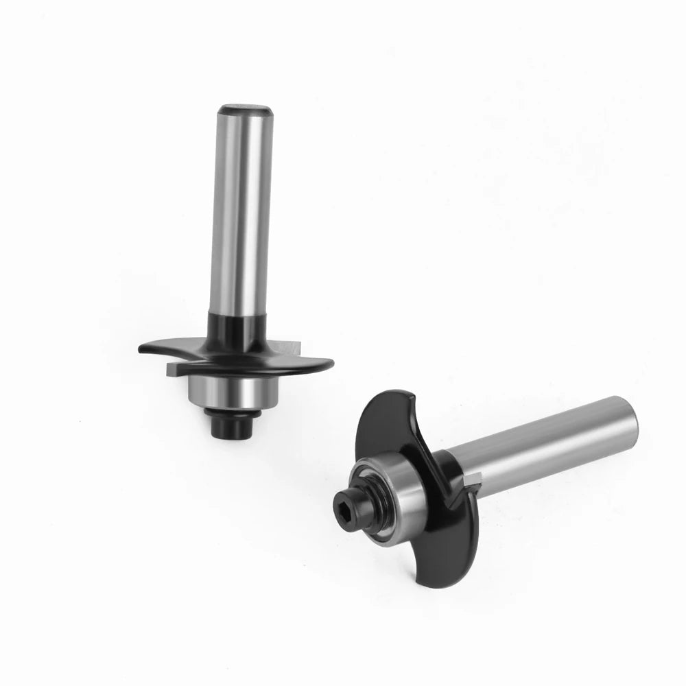 LAVIE  8mm Shank T-Sloting Biscuit Joint Slot Cutter Jointing Slotting Router Bit 2mm Height Milling Cutter Woodworking