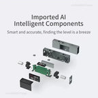 Duka Laser Protractor Digital Inclinometer Angle Measure 2 in 1 Laser Level Ruler High Precision Laser Distance Meters