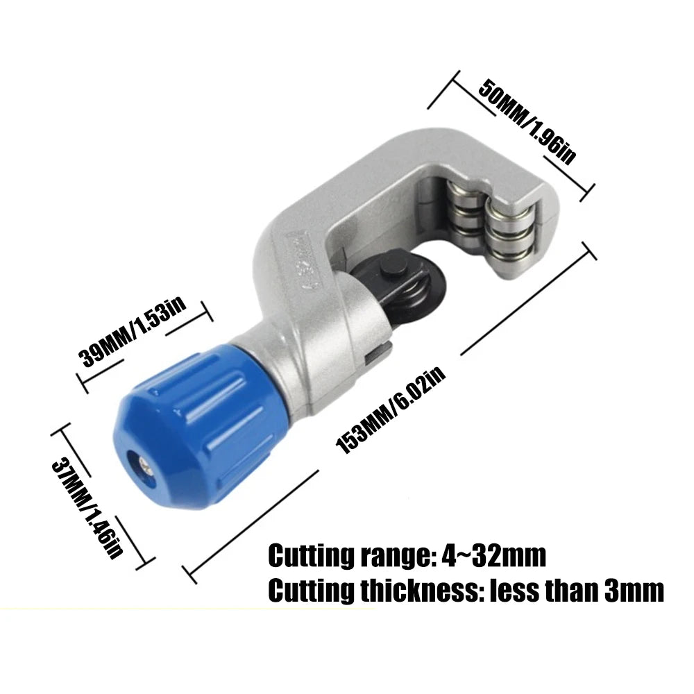 Bearing Roller Type Tube Cutter 4-32/5-50/6-70mm Professional Cutter for Stainless Steel Copper Tube Iron Plumbing Cutting Tool