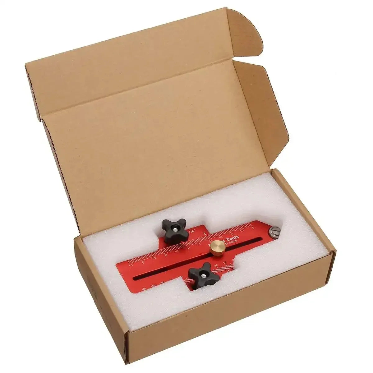 90/140mm Extended Thin Rip Jig, Table Saw Jig Guide, Saw Locator, for Repeat Narrow Strip Cuts Works, with Table Saw Router Band