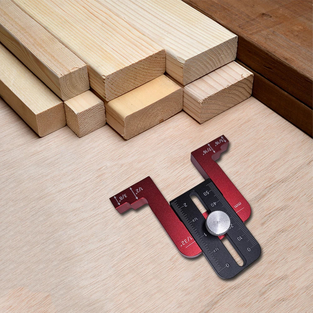 1pc Woodworking Height Gauge Adjustable Angles For Table Saw Circular Saw Routers Depth Height Gauge Accessories