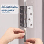 1Pcs Spring Center Punch Woodworking Metal Drill Hammerless Dual Head Nail Setter Spring Loaded Door Hinge Pin Remover Tools