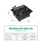 Mini Multifunctional Table Saw Electric Desktop Saws Small Household DIY Cutting Tool Woodworking Bench Lathe Cutter Machine