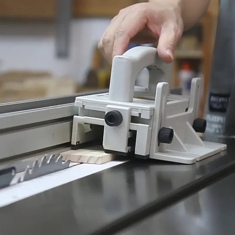 【Shipped from within the USA】Table Saw Anti Cutting Protector Saw Handle Inverted  Engraving Machine Band Saw Woodworking Push Ruler Safety Cutting Accessory