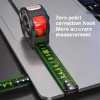 DELIXI Fluorescent Tape Measure Thickened 3m 5m Home High-precision wear-resistant Measuring Ruler Stainless Steel Ruler