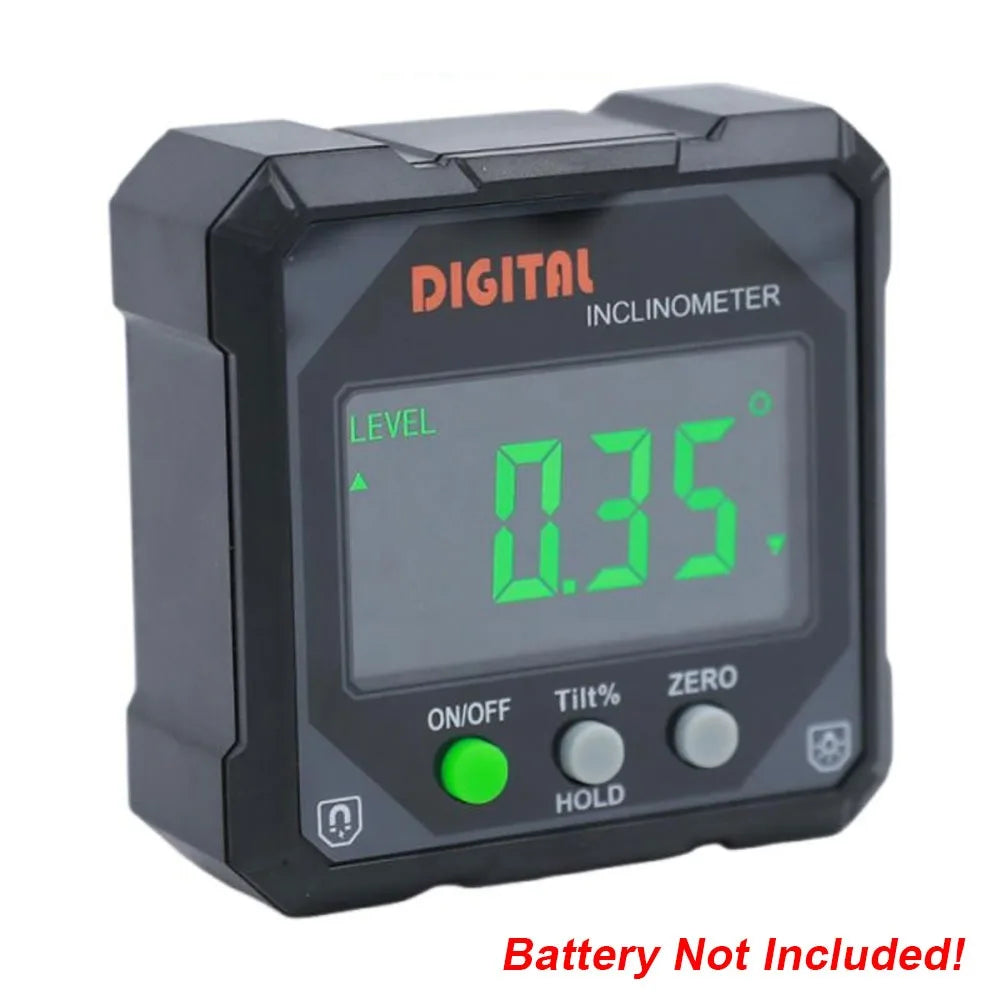 1Pcs Multifunctional Digital Inclinometer Electronic Magnetlc 360-degree Measurement Digital Angle Finder High Accuracy