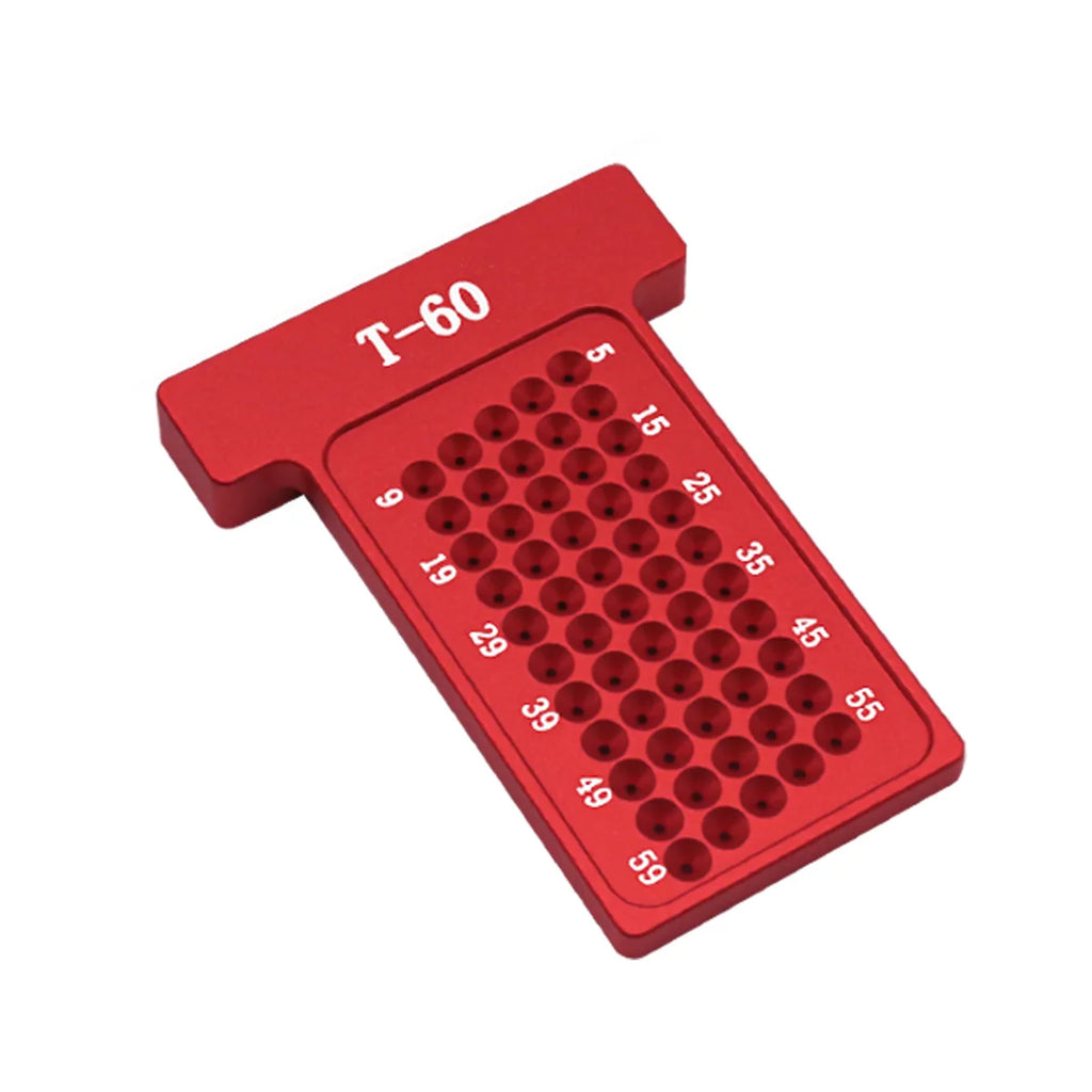 Woodworking Cross Calibration Ruler, Precision T-Ruler Scribing Line Drawing Marking Gauge, Aluminum Height Gauge Measuring Tool