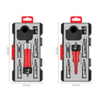 Foret à fraiser 3 en 1, corps en alliage d'aluminium, lames en acier rapide, queue hexagonale universelle de précision réglable à 90 degrés 