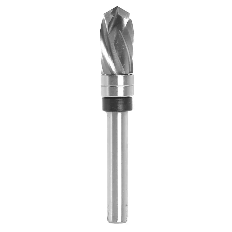 Top Bearing Ultra-Performance Compression Flush Trim Router Bit Mill 8mm Shank Solid Carbide CNC  Bit Spiral Flush Router Tool