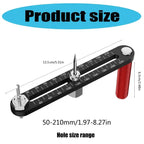 Fraise circulaire extensible à guide fin 652F avec échelles métriques et impériales pour une découpe précise des pièces de bois. 