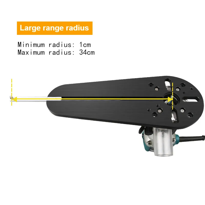 Circle Cutting Jig for Bosch Makita Electric Hand Trimmer Wood Router Circle Milling Groove DIY Tools Woodworking Milling