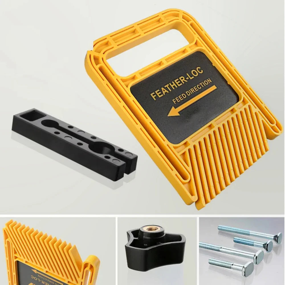 Multi-purpose Feather Loc Board Table Saw Safety Tools for Engraving Machine Double Featherboards Miter Gauge Slot Guide DIY