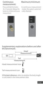 Télémètre laser AtuMan DUKA original 25/40 m LS-P/LS-1, chargeur USB portable, télémètre laser de haute précision