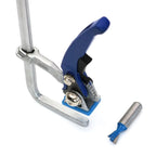 Quick F Clamp Ratchet Dovetail Clamp for MFT and Guide Rail System Hand 4-Degree by 1/2" Dovetail Woodworking Track Tools