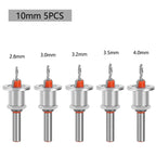 Forets à fraiser réglables, queue de 8 mm, vis de réglage, outil de chanfreinage pour le travail du bois, changement rapide, 2,8 mm, 3 mm, 3,2 mm, 3,5 mm, 4 mm 