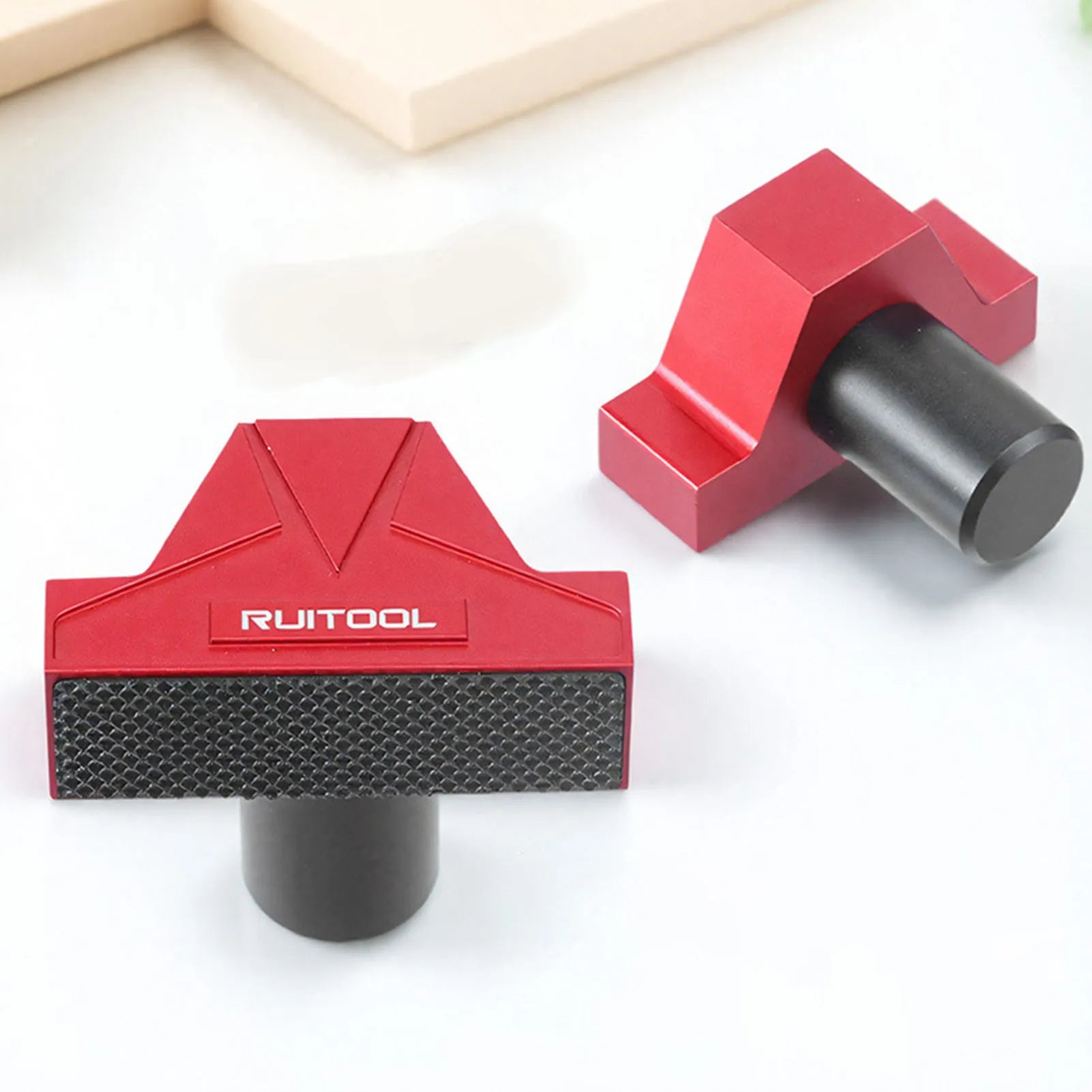 Woodworking Stop Block Aluminum Alloy 19/20mm Quick Release Anti Slip Workbench Dog Stop Woodworking Stop Block