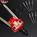 Pistolet à riveter électrique DELIXI, pistolet à levier manuel professionnel, gain de temps et d'efforts, serrage et rivetage de tôles et de tuyaux métalliques 