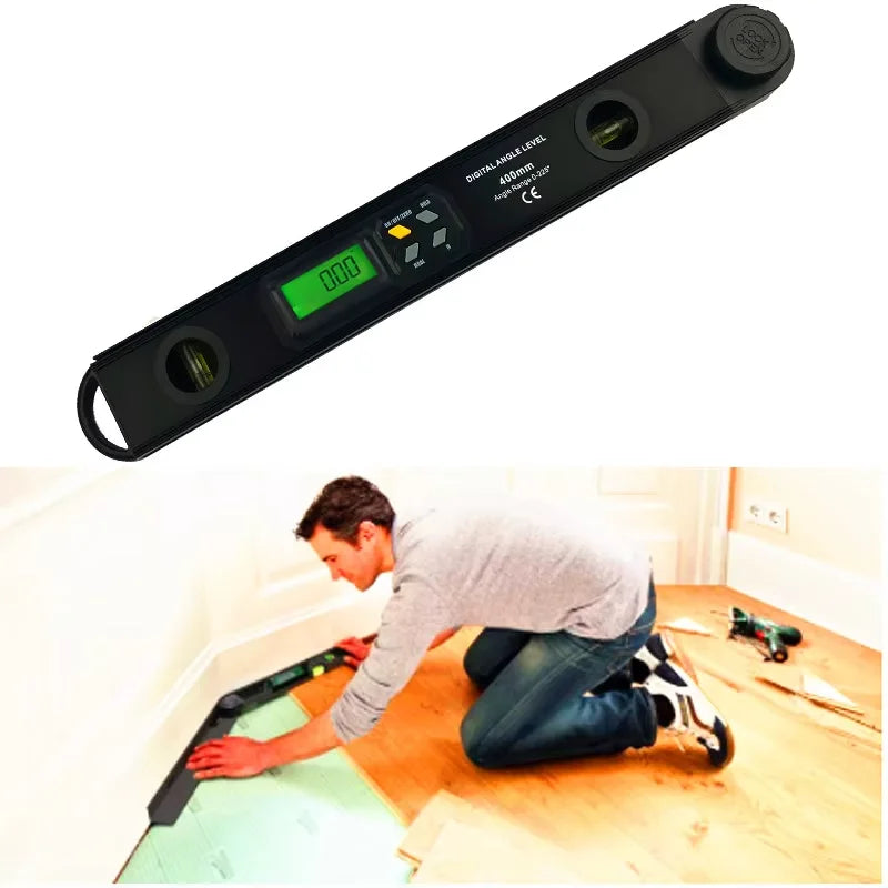 400mm Level 0-225° Electronic Instruments LCD Digital Angle Ruler Inclinometer Angle Measurer