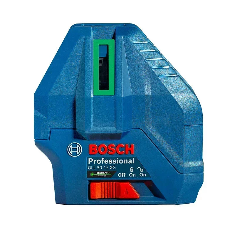 Bosch GLL 50-15 XG 5-Lines Laser Level 3D Laser Level 15M Self-leveling Horizontal & Vertical Cross Measuring Tool Green Beams