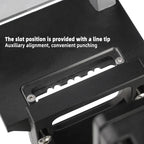 Gabarit de mortaisage 2 en 1 pour fixation invisible, outil de positionnement de rainures pour le travail du bois