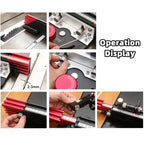 【Shipped from within the USA】Miter Gauge with Scalable 850mm Fence Adjustable Table SawAngle Miter Gauge  for Inverted Carving Machine Woodworking Tool