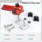 90/140mm Extended Thin Rip Jig, Table Saw Jig Guide, Saw Locator, for Repeat Narrow Strip Cuts Works, with Table Saw Router Band