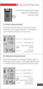 Télémètre laser AtuMan DUKA original 25/40 m LS-P/LS-1, chargeur USB portable, télémètre laser de haute précision