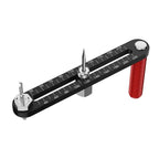 Fraise circulaire extensible à guide fin 652F avec échelles métriques et impériales pour une découpe précise des pièces de bois. 