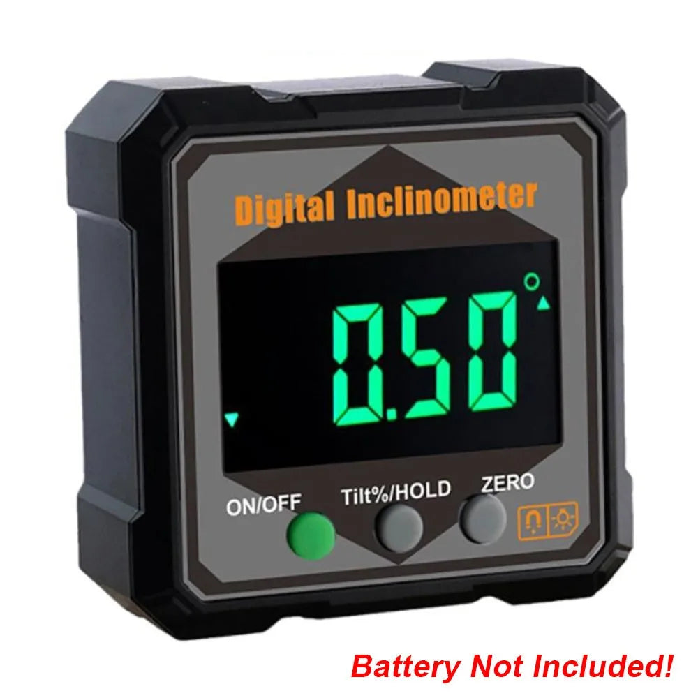 1Pcs Multifunctional Digital Inclinometer Electronic Magnetlc 360-degree Measurement Digital Angle Finder High Accuracy