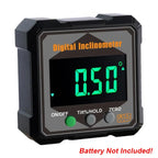 1Pcs Multifunctional Digital Inclinometer Electronic Magnetlc 360-degree Measurement Digital Angle Finder High Accuracy