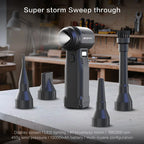 990000RPM Jet Fan LED Lighting Strong Blower Infinite Speed Regulation Blowing/Suction Brushless Duster Blower For Car Clean