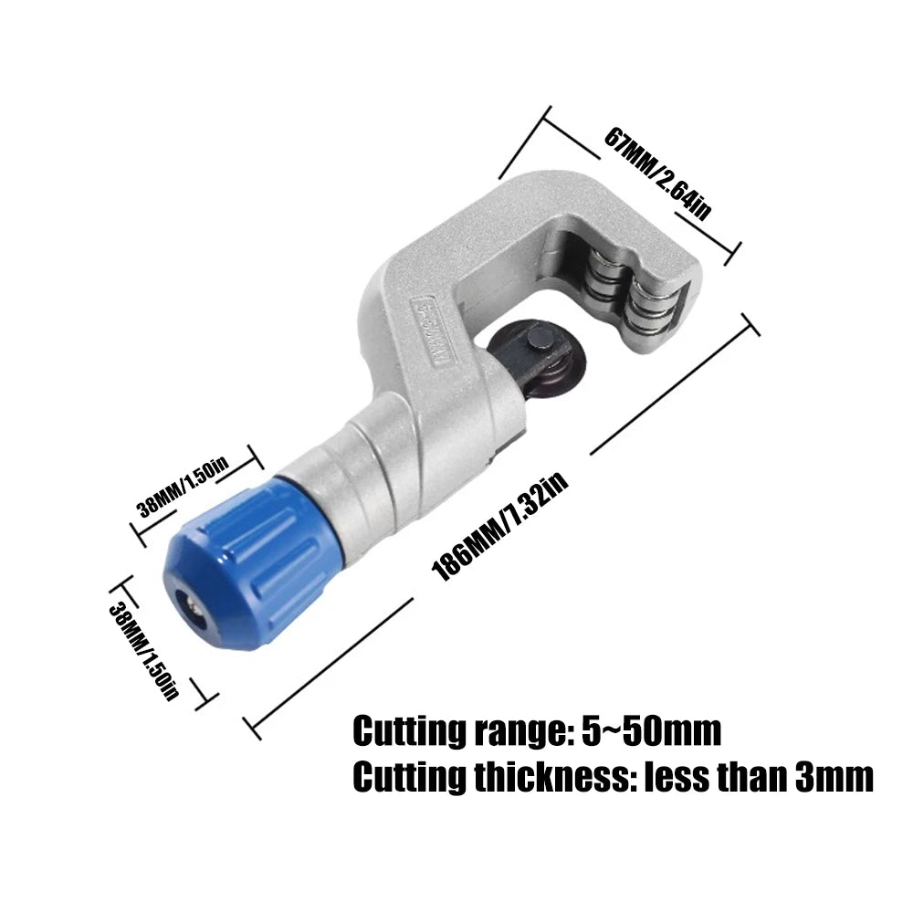 Bearing Roller Type Tube Cutter 4-32/5-50/6-70mm Professional Cutter for Stainless Steel Copper Tube Iron Plumbing Cutting Tool
